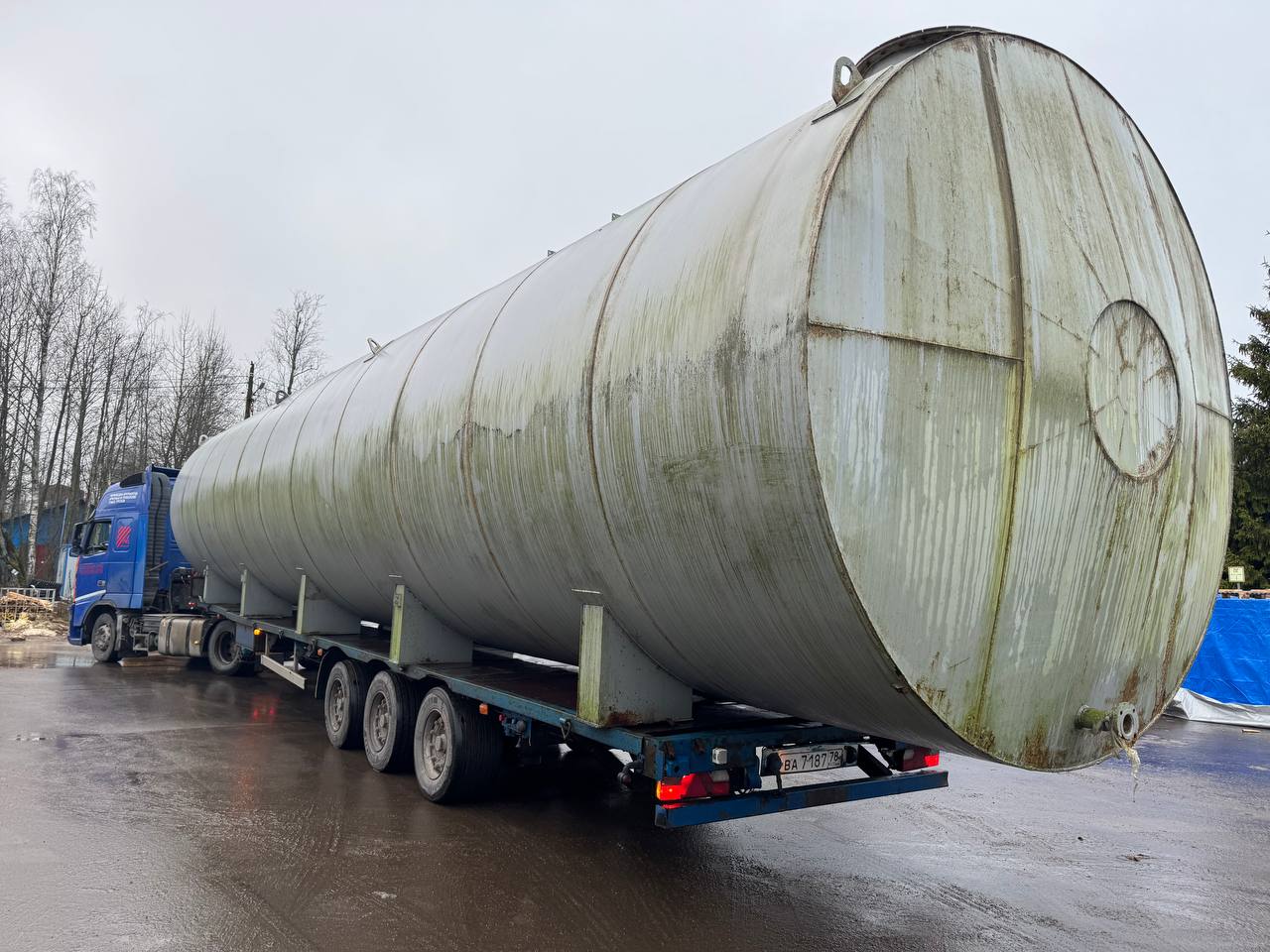 Ёмкость на трале, 75 м³ под дизель, отгрузка в Казань